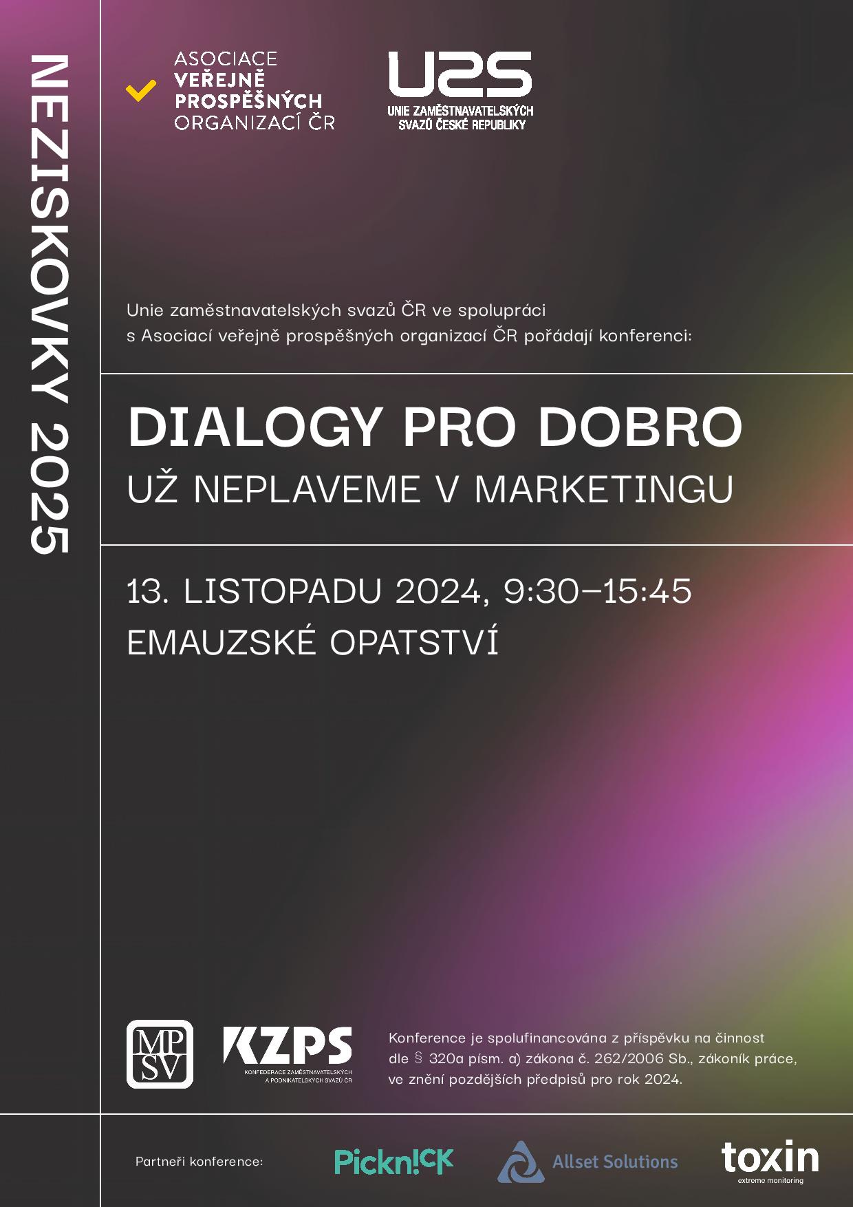 Konference NEZISKOVKY 2025 AVPO ČR